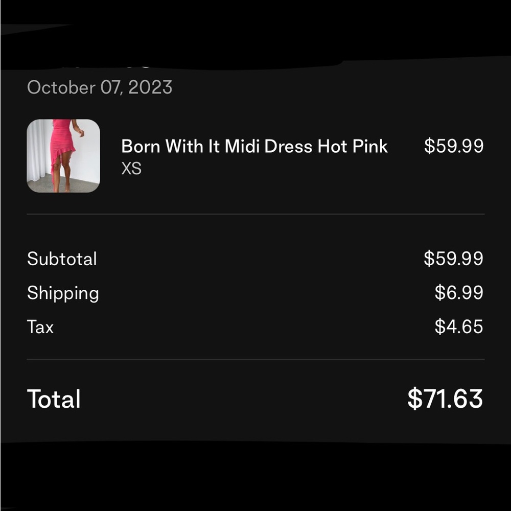 White Fox Boutique Hot Pink Halter Dress - Picture 13 of 14